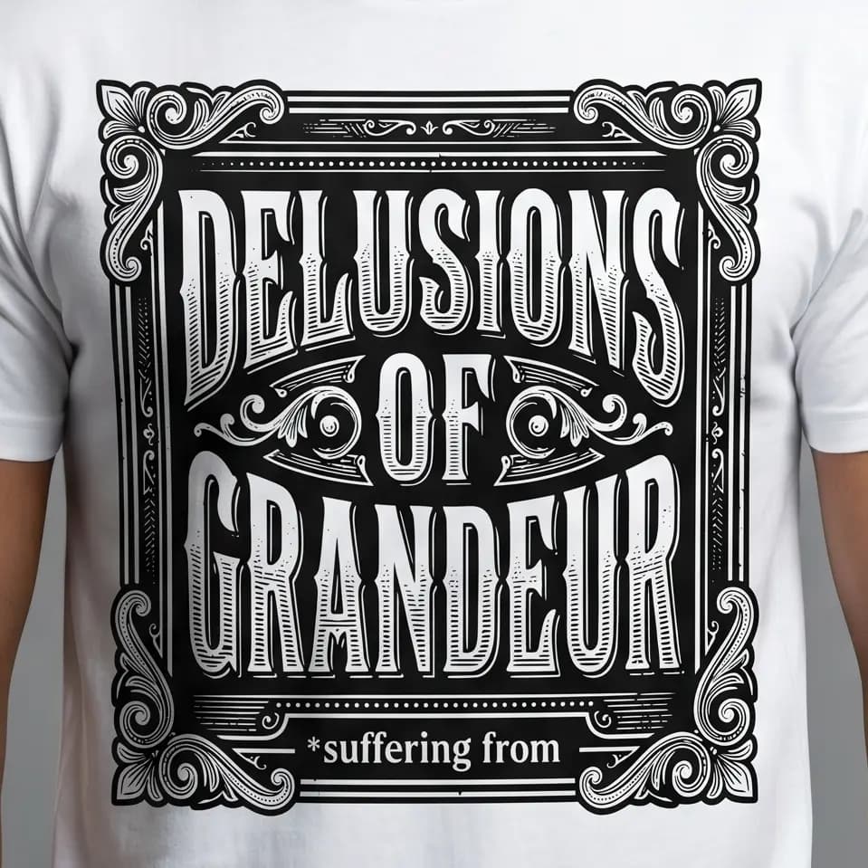 Delusions of Grandeur (*suffering from) - View 4